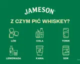 Jameson z czym pić? Lód, cola, tonik, lemoniada, kawa, sok – wybierz swój ulubiony dodatek do irlandzkiej whiskey.