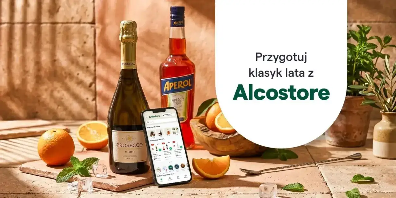 Butelka Aperolu, prosecco, pomarańcze i mięta – składniki na idealny Aperol Spritz. Zamów wszystko w Alcostore!